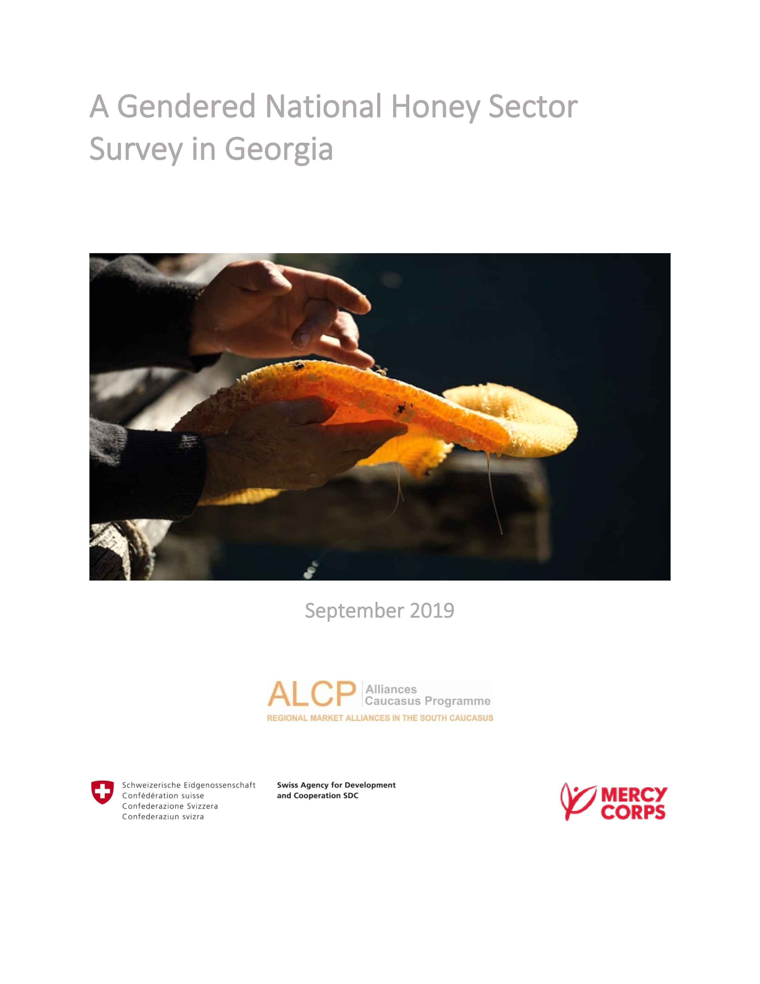 A Gendered National Honey Sector Survey in Georgia