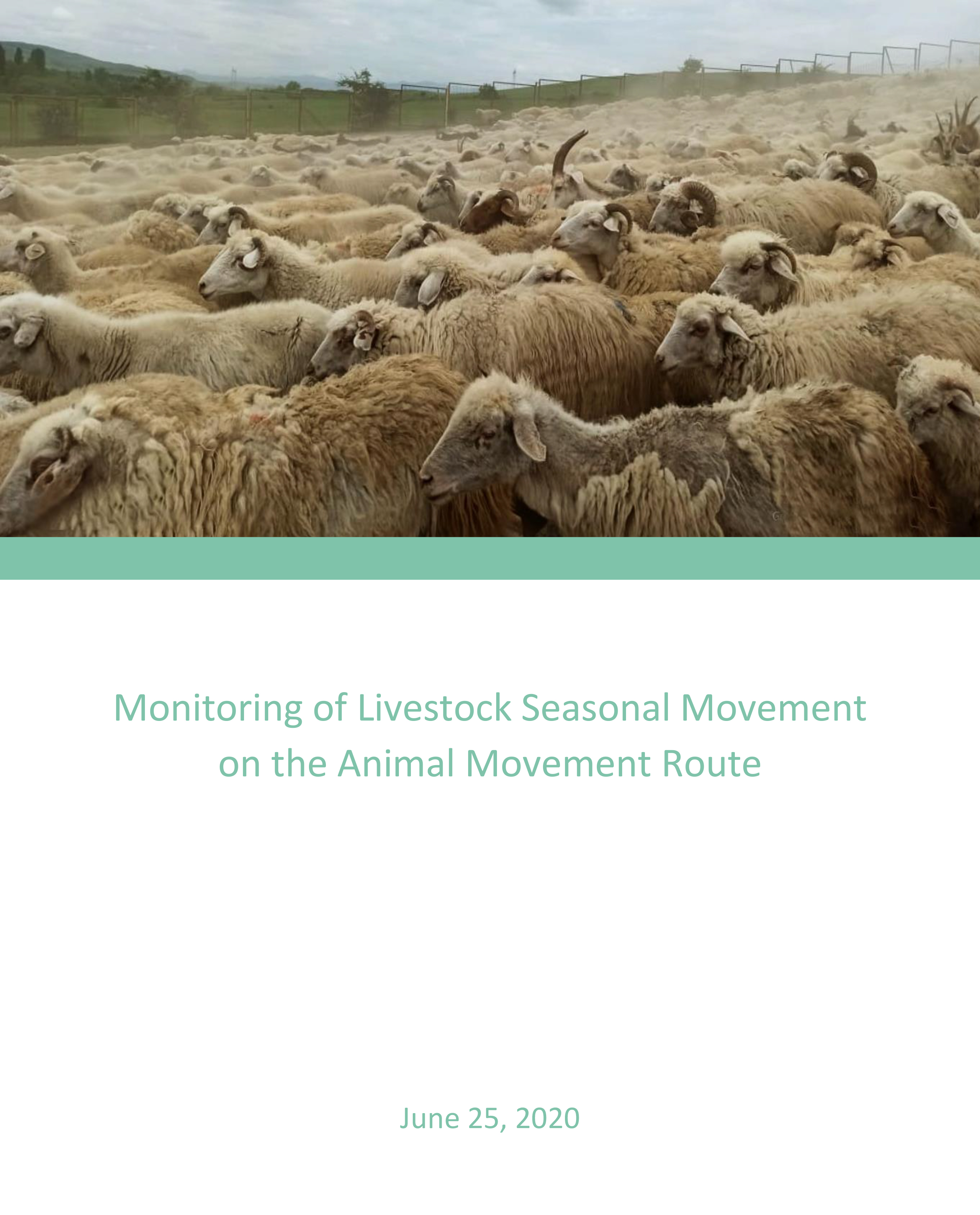 Monitoring of Livestock Seasonal Movement on the AMR - June, 2020