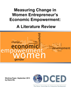 Measuring Change in Women Entrepreneurs  Economic  Empowerment