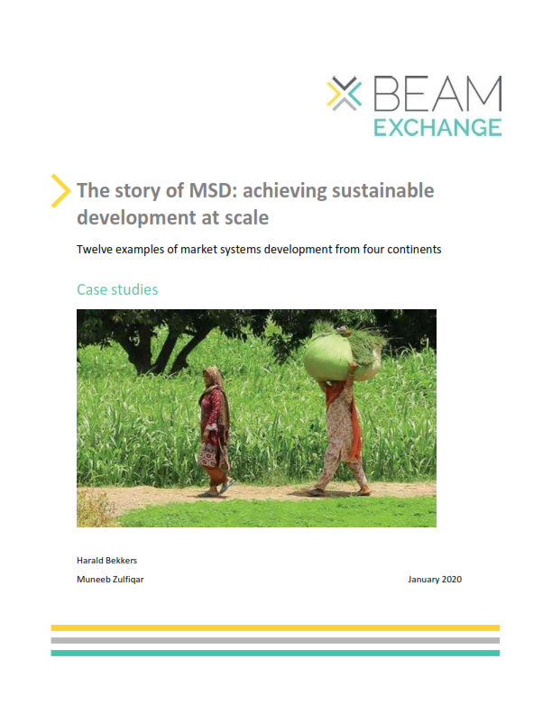 The story of MSD: achieving sustainable development at scale