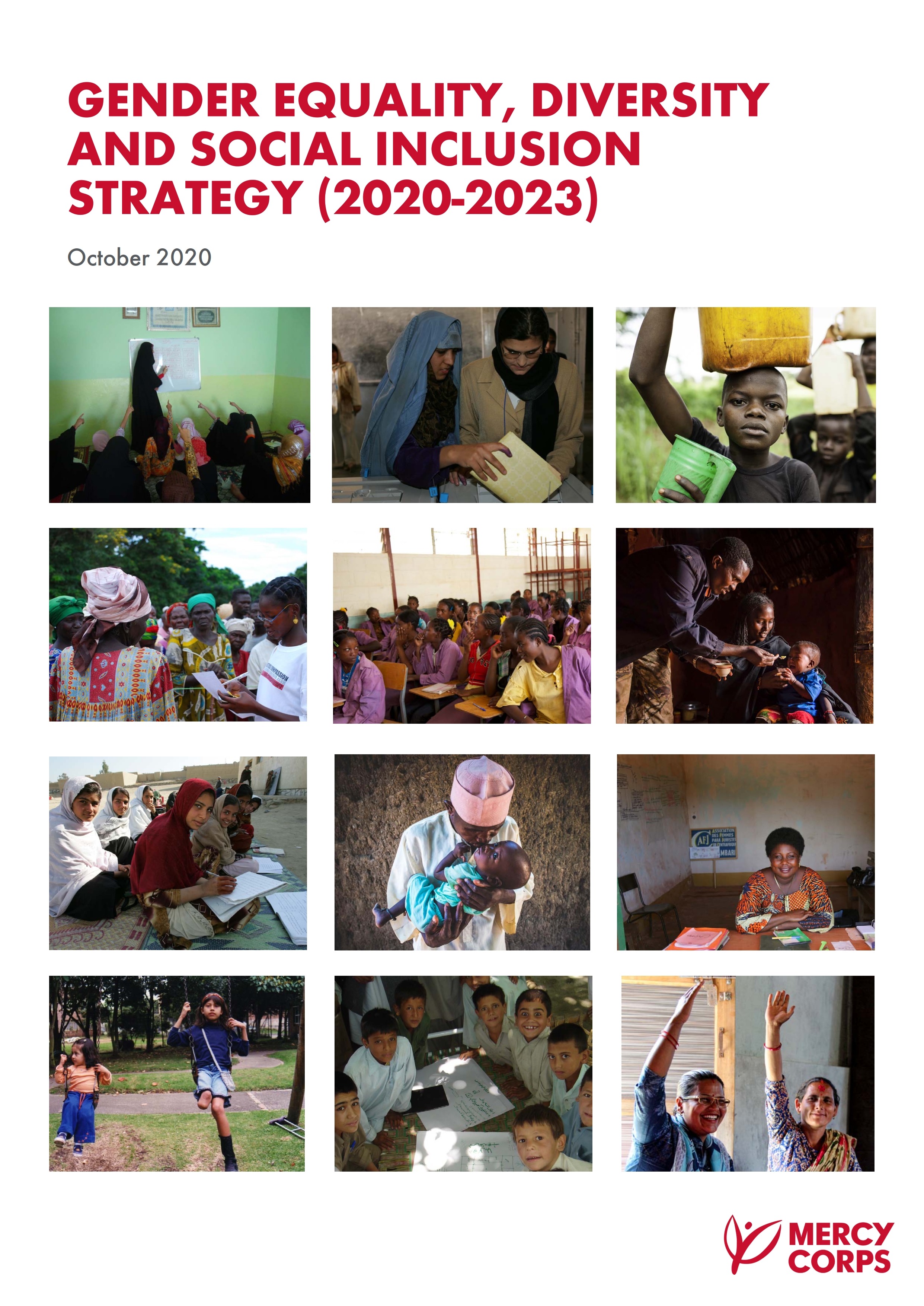GENDER EQUALITY, DIVERSITY AND SOCIAL INCLUSION STRATEGY (2020-2023)