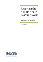 Report on first M4P Peer Learning Event