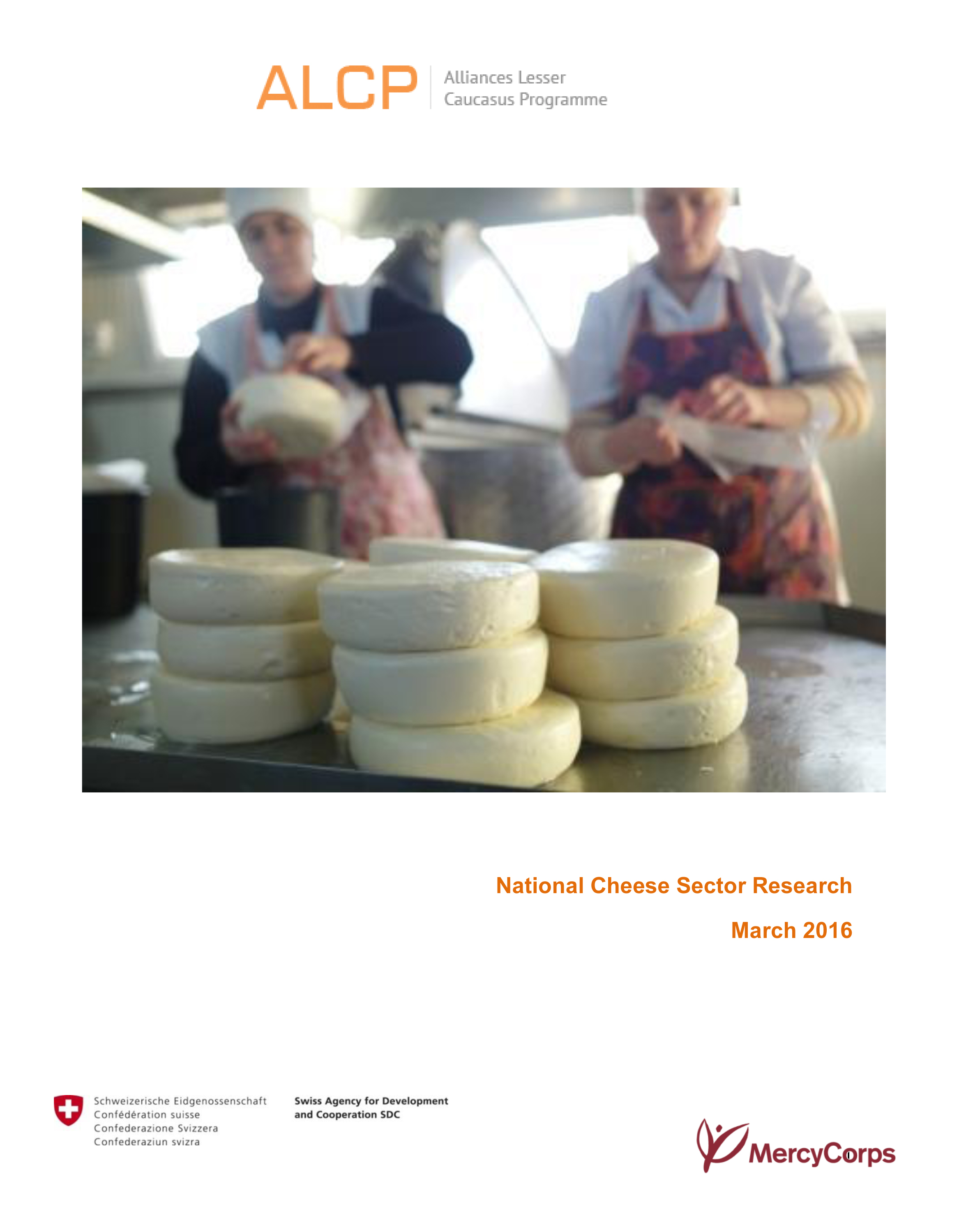 National Cheese Sector Research - March 2016