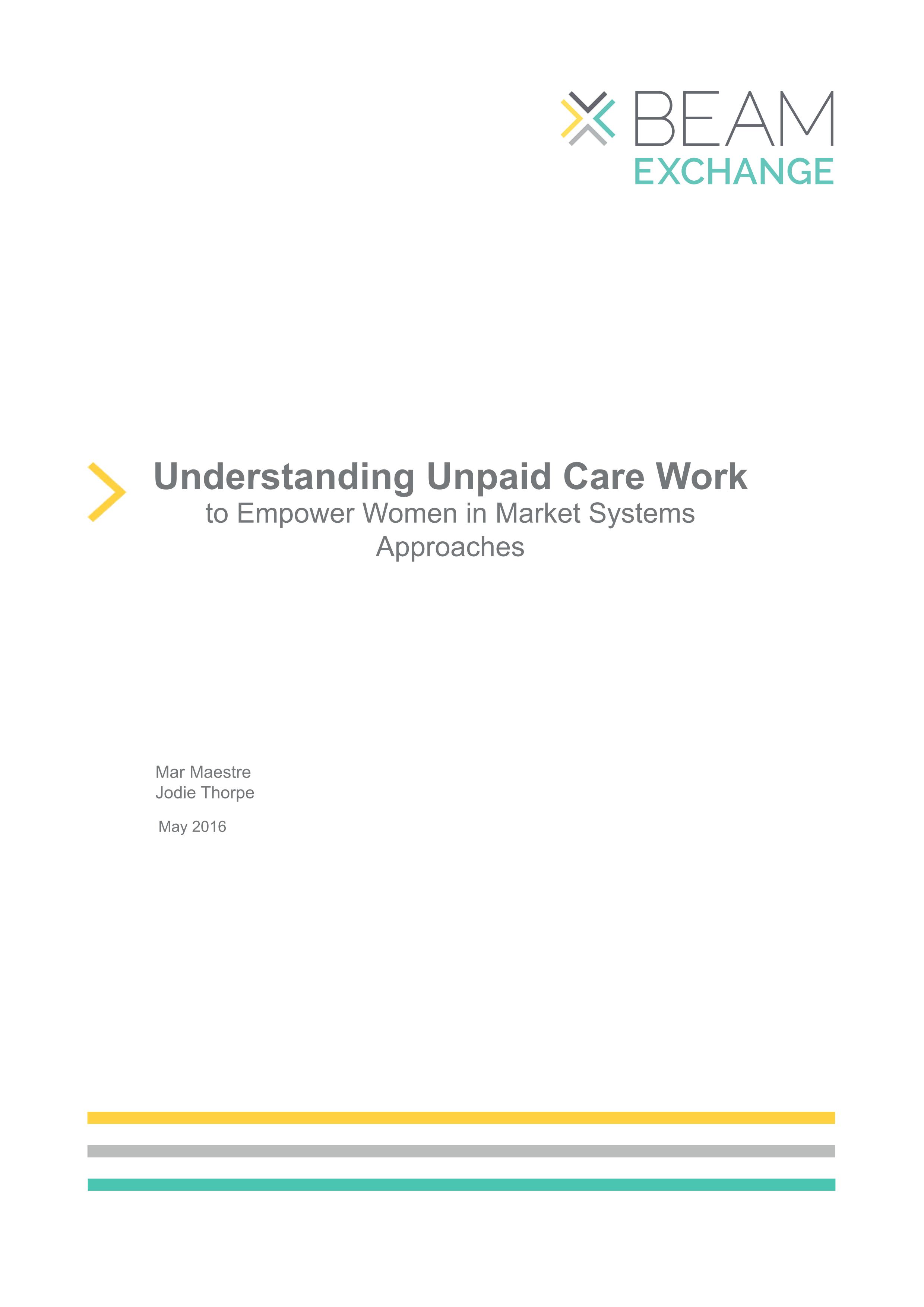 Understanding Unpaid Care Work