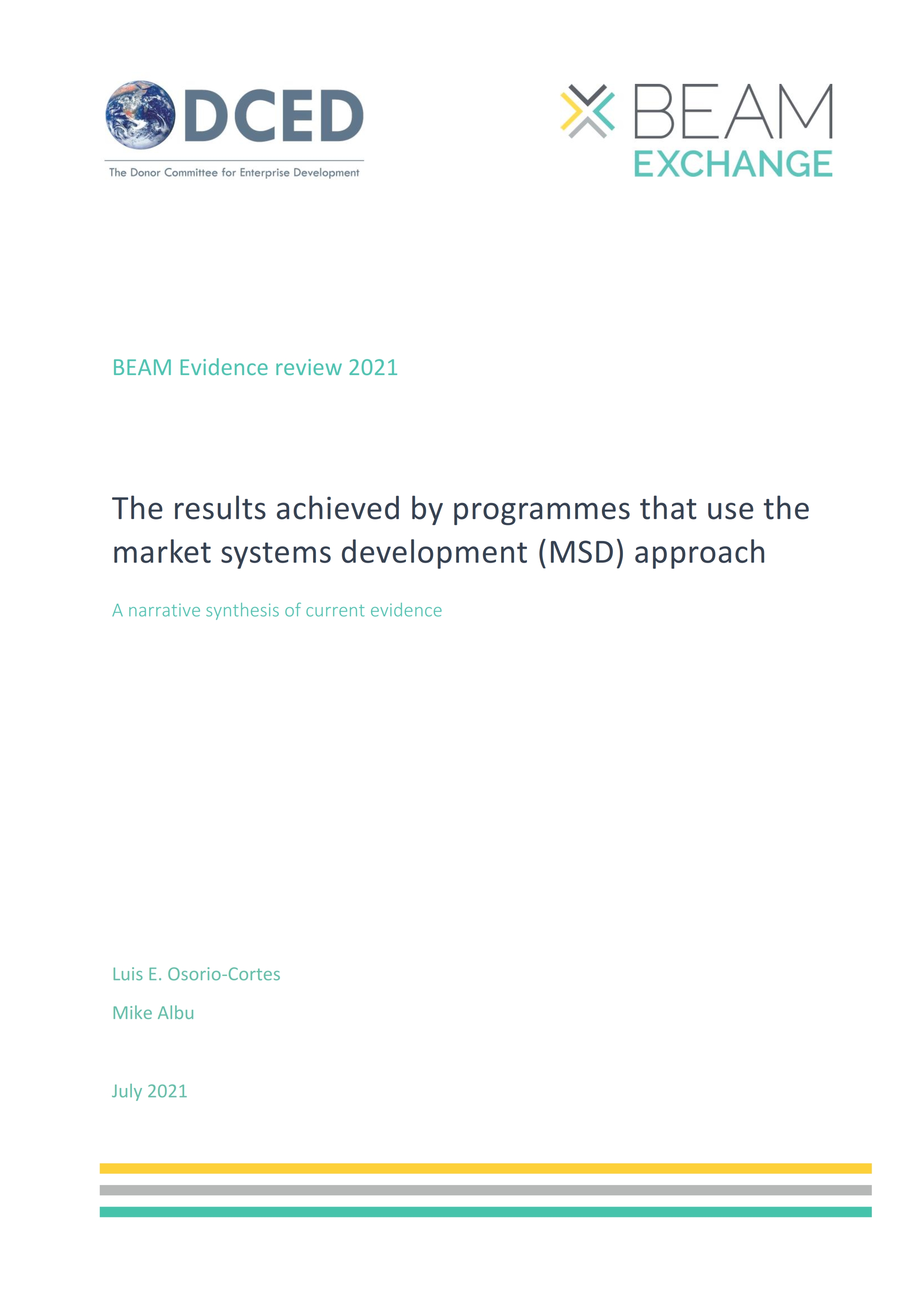 BEAM Evidence review 2021