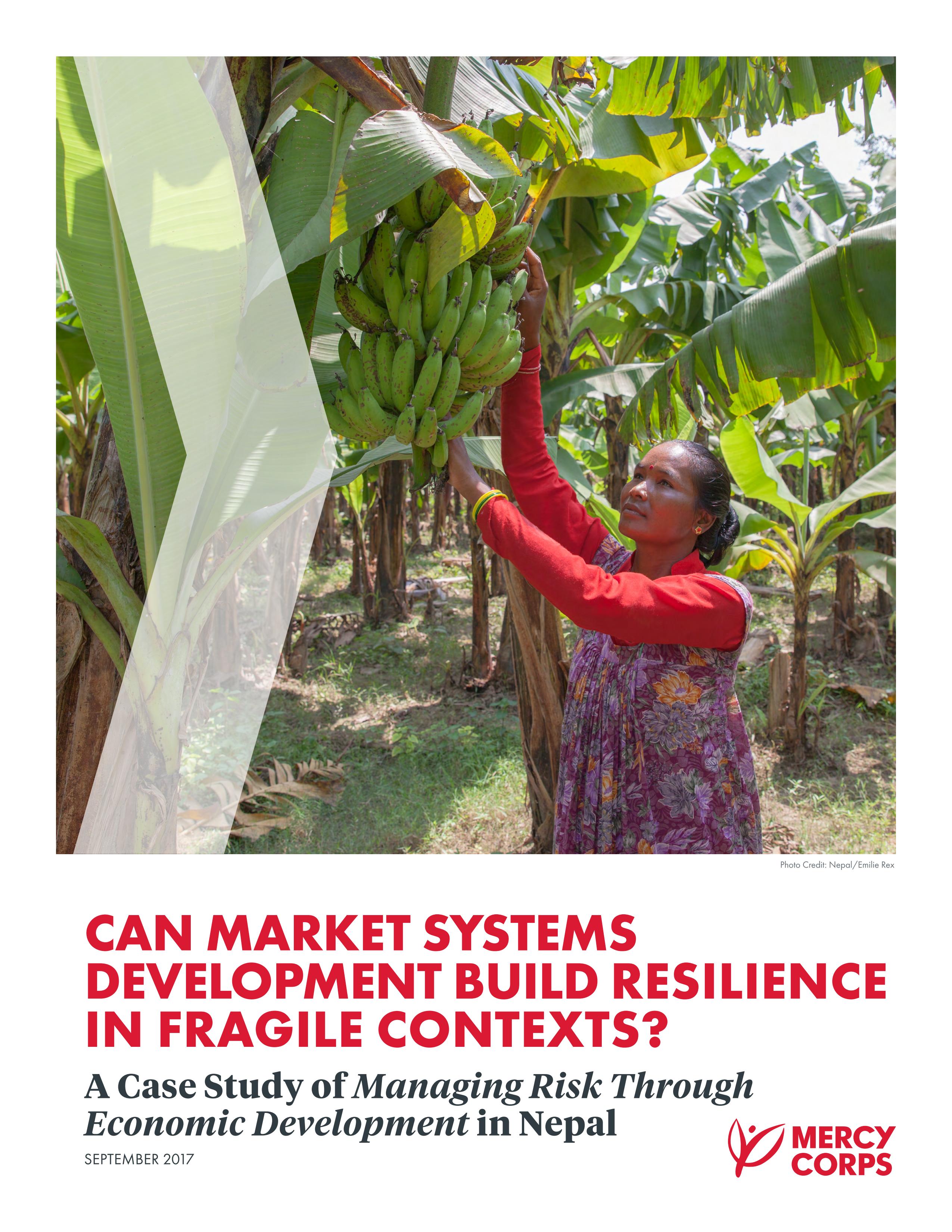 MercyCoprs Market Systems Resilience Fragile Contexts Nepal