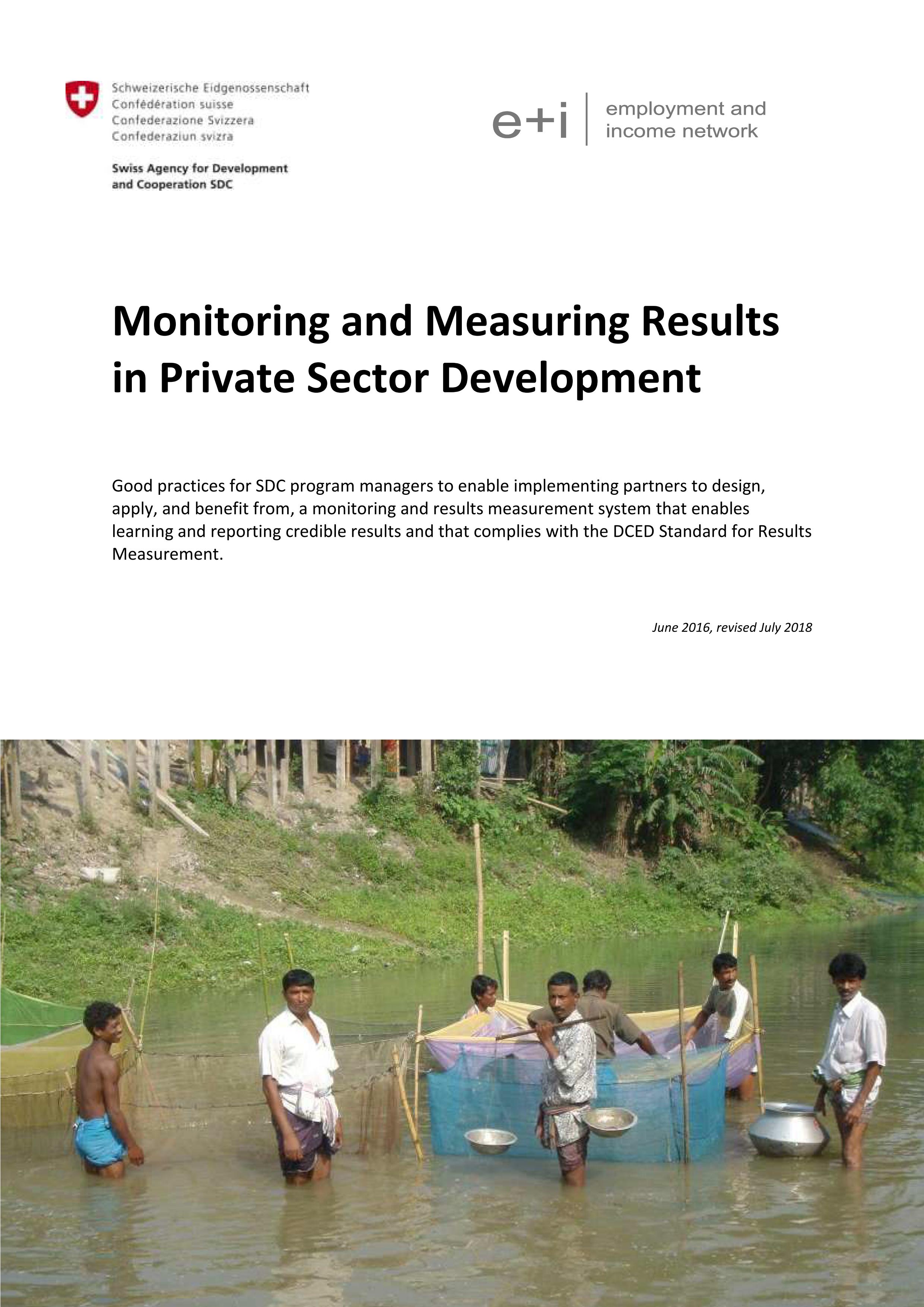 SDC Monitoring and Measuring Results in Private Sector Development