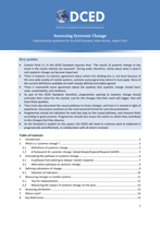 DCED Assessing Systemic Change